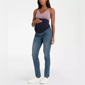 Seraphine Blue Maternity Jeans